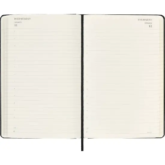 Moleskine 2023 Planner Daily 18 Month Large Hard Cover Black image {3}