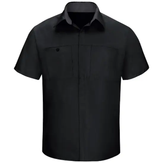 Red Kap&reg; Men's Short Sleeve Performance Plus Shop Shirt With Oilblok Technology image {4}