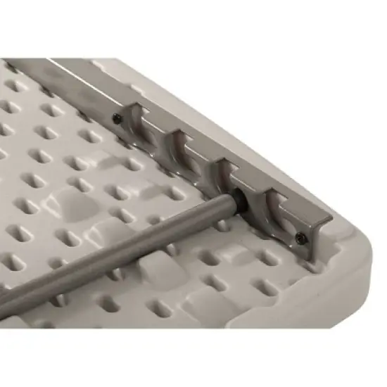 20"x30" Height Adjustable Personal Folding Card Table Speckled Gray - Hampden Furnishings image {9}