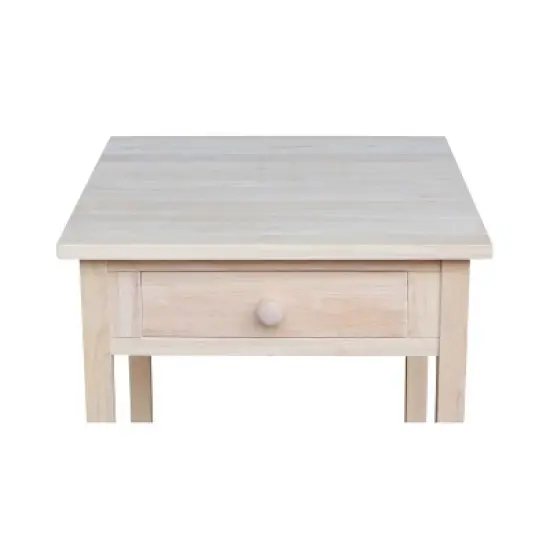 21" Nightstand Unfinished - International Concepts image {7}