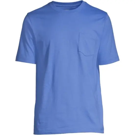 Lands' End Men's Super-T Short Sleeve T-Shirt with Pocket image {3}