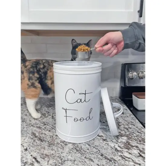 Midlee Metal Cat Food Storage Container image {5}