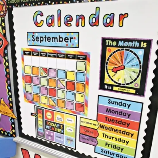 Carson Dellosa Education Celebrate Learning Calendar Bulletin Board Set image {6}