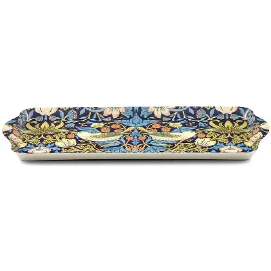 Pimpernel Morris and Co Strawberry Thief Melamine Sandwich Tray - 16.25" x 6.5" image {1}