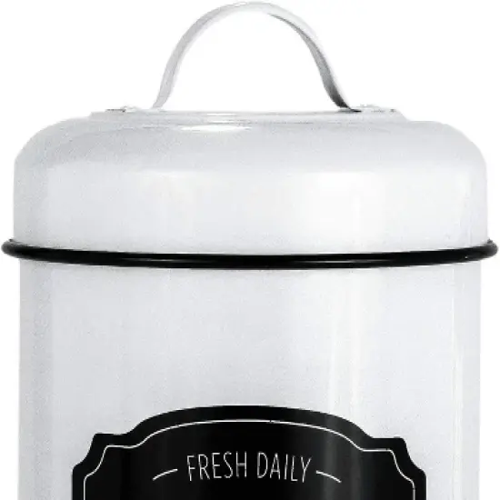 Amici Pet "Treats Baked Goods" Metal Food Canister - Airtight with Lid, 64oz Capacity, Perfect for Storing Pet Food and Treats image {3}