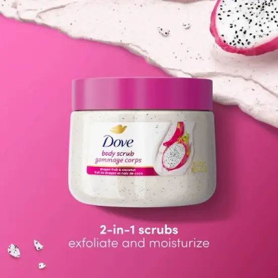 Dove Beauty Dove Exfoliating Body Scrub - Dragon Fruit & Coconut - 15oz image {3}
