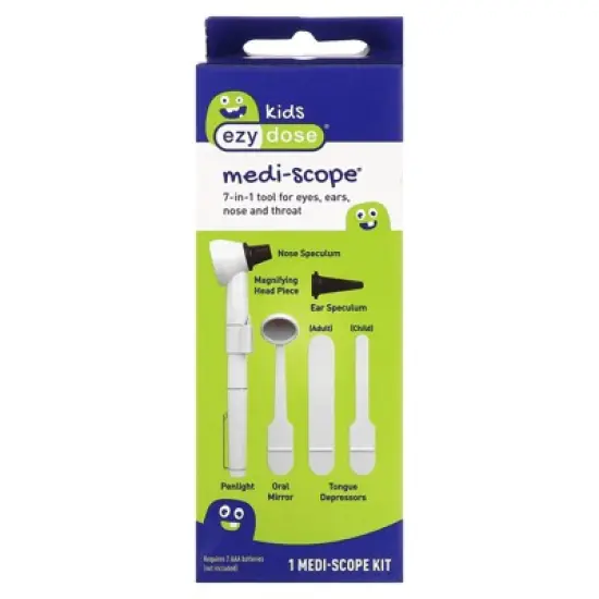 Ezy Dose Kids, Medi-Scope 7-in-1 Tool For Eyes, Ears, Nose and Throat , 7 Piece Kit image {4}