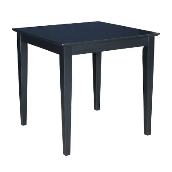 Solid Wood Top Table with Shaker Legs - International Concepts image {8}