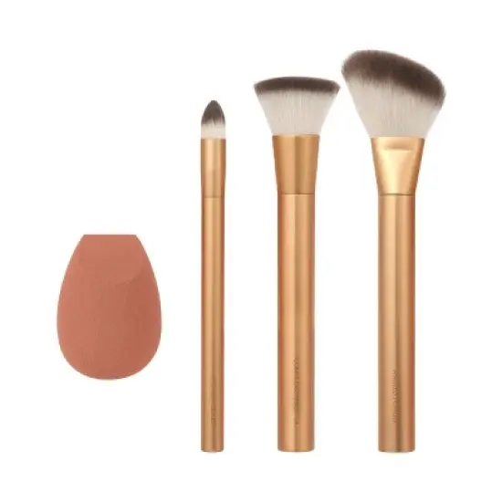 EcoTools Precious Metals Face Blend and Sculpt Brush Set - 4pc image {7}