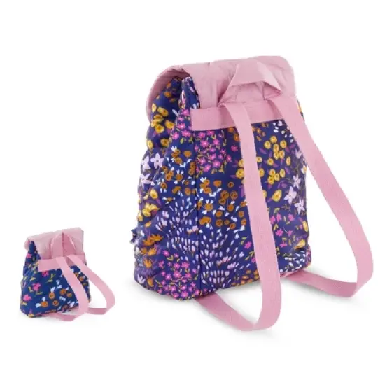 Our Generation Me & You Matching Floral Backpacks Accessory Set for Kids & 18" Dolls image {2}