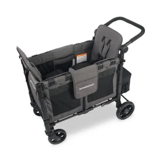 WONDERFOLD W2 Elite Pro Wagon Stroller - Charcoal Gray image {6}