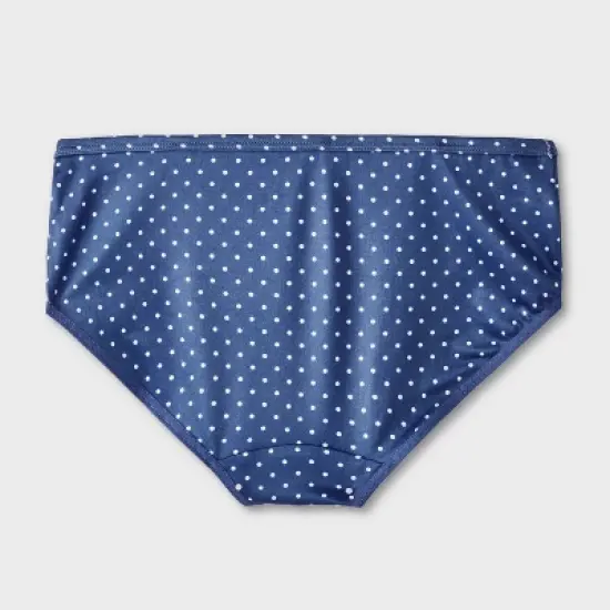 Girls' 5pk Animal and Dot Printed Brushed Microfiber Hipster Underwear - art class&trade; image {1}