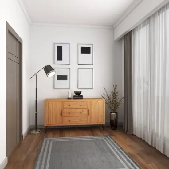 Modern Wood Sideboard Buffet Light Brown - Olivia & May image {26}