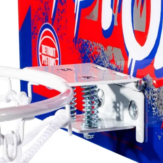 NBA Detriot Pistons Over The Door Mini Basketball Hoop image {3}