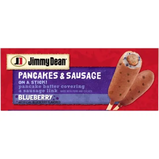 Jimmy Dean Frozen Blueberry Pancakes & Sausage On A Stick - 12ct image {9}