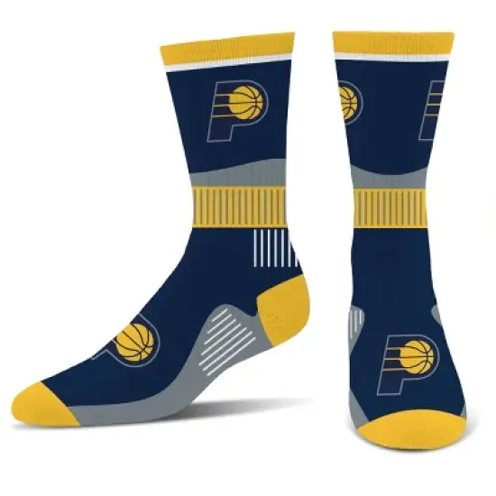 NBA Indiana Pacers Large Crew Socks image {1}