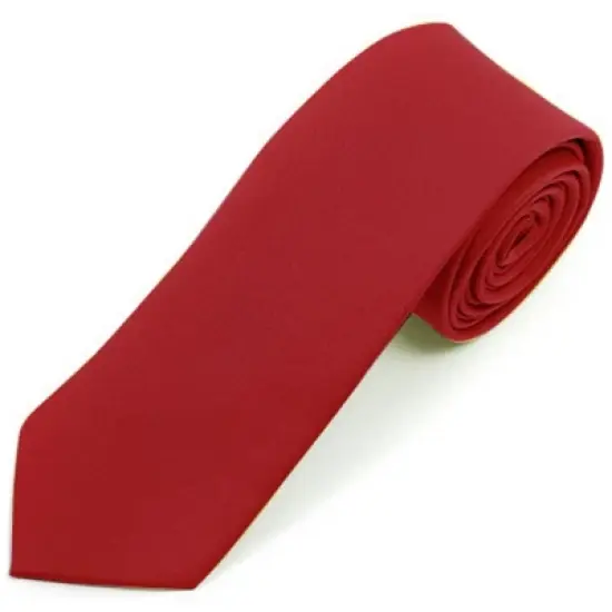 Men's Solid Color 2 Inch Wide And 57 Inch Long Slim Neckties image {21}