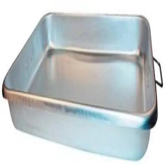 Winco Bake and Roast Pan 26 Inch x 18 Inch x 3-1/2 Inch with Handles image {3}