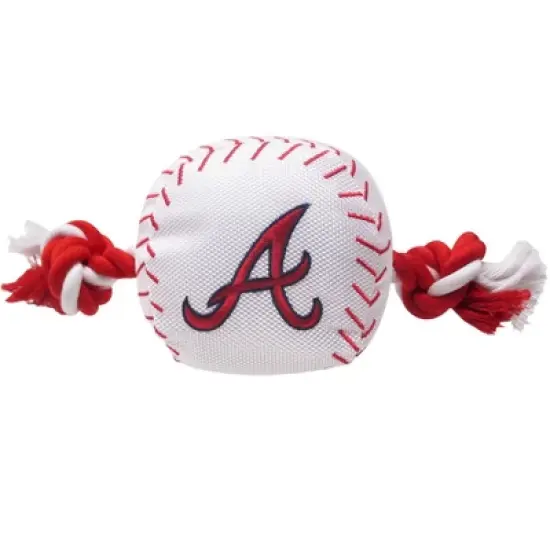 MLB Pets First Nylon Baseball Rope Dog Toy image {2}