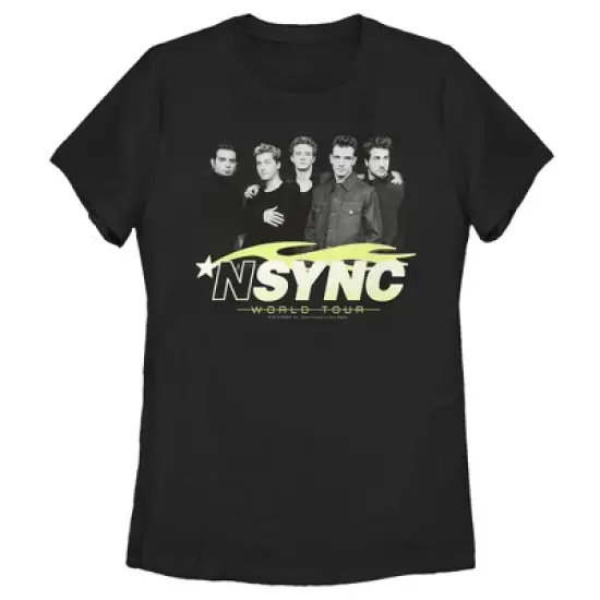 Women's NSYNC World Tour Poster T-Shirt image {3}