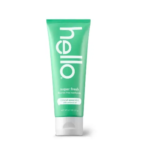 hello Super Fresh Fluoride Free Toothpaste - Natural Spearmint - 4.7oz image {9}