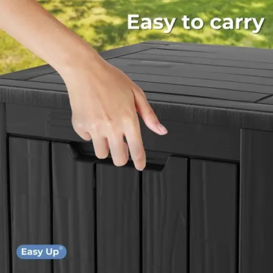 Chic Crate - 17.09'' W 30 Gallons Water Resistant Resin Lockable Deck Box image {4}