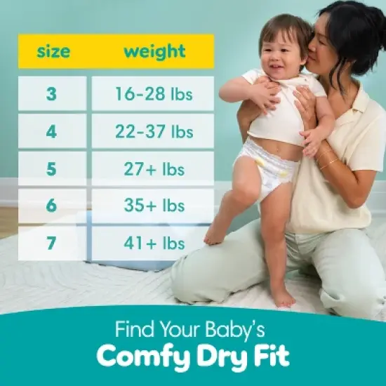 Pampers Swaddlers 360 Disposable Diapers Super - Size 7 - 40ct image {9}