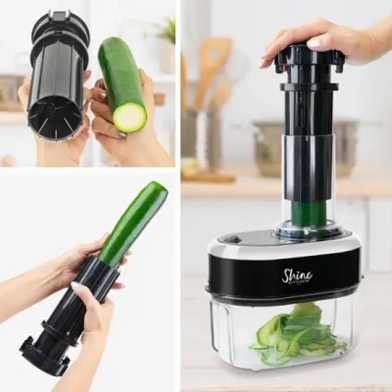 Shine Kitchen Co. Electric Spiralizer &ndash; Black image {2}