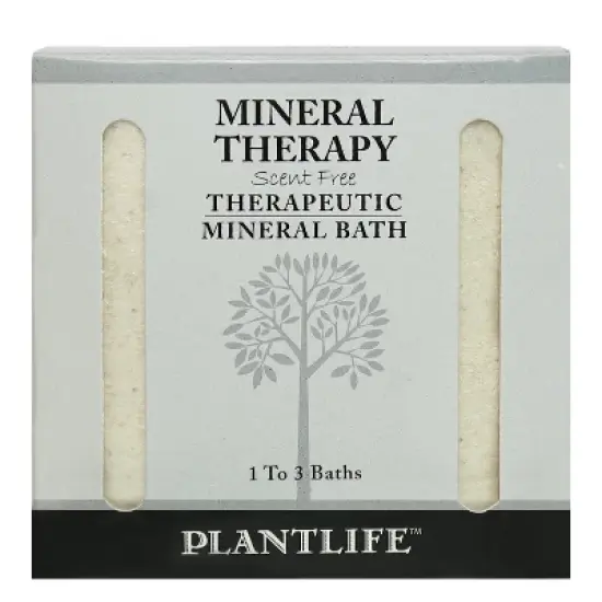 Scent Free Bath Salt Soak 3oz | Unscented Mineral Blend for Sensitive Skin & DIY Aromatherapy | Travel Size | Plantlife image {3}