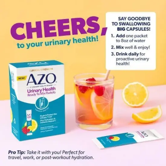 AZO Urinary Drink Mix Powder - 10ct image {3}