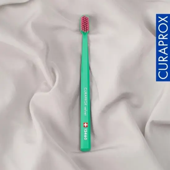 Curaprox CS 12460 Velvet, Ultra Gentle Toothbrush with 12,460 Filaments for the Softest Brushing Experience image {6}