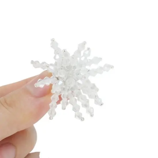 Unique Bargains Bead Firework Shoelace Charms Transparent 1 Pair image {2}