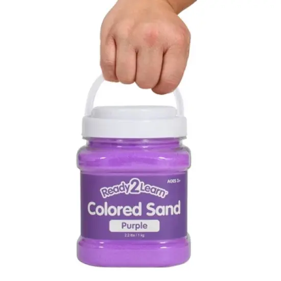 READY 2 LEARN&trade; Colored Sand - Purple - 2.2 lbs image {3}
