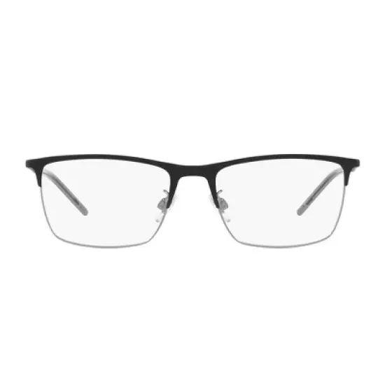 Dolce & Gabbana DG 1309 1277 Unisex Rectangle Eyeglasses Matte Black/Gunmetal 55mm image {1}