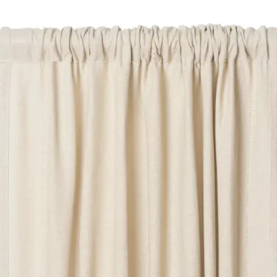 Cameron Linen Rod Pocket Kitchen Window Valance - 60" x 15" - Elrene Home Fashions image {3}