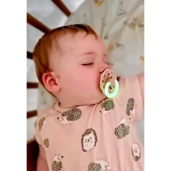 Bibs Boheme Glow in the Dark Latex Pacifier 0-6m - Size 1 - 2pk image {10}