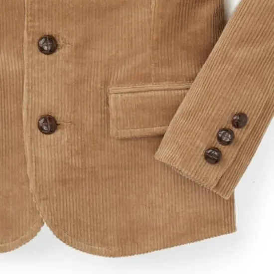 Hope & Henry Boys' Corduroy Blazer with Elbow Patches, Infant image {2}