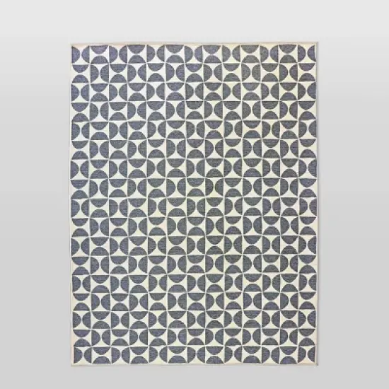 9'x12' Half Moon Outdoor Rug Gray - Project 62&trade; image {1}