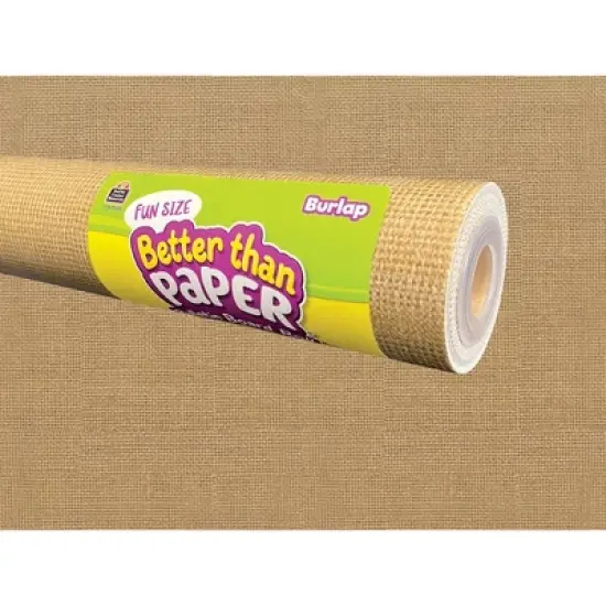 Teacher Created Resources&reg; Fun Size Better Than Paper&reg; Bulletin Board Roll, 18" x 12', Burlap image {1}