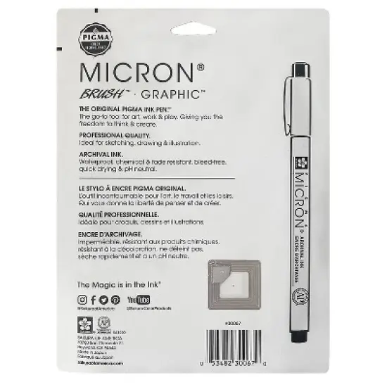 Sakura Pigma Micron Pens Black 8/Pack (SAK30067) image {1}