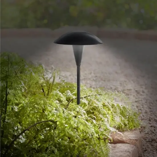 John Timberland Large Mushroom 18" High Black Low Voltage LED Path Light image {3}