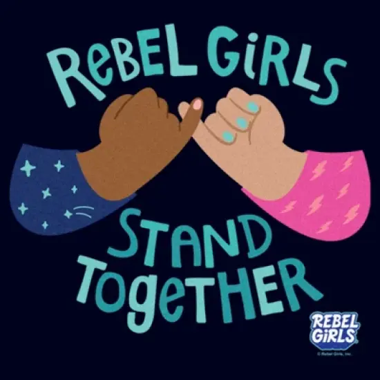 Junior's Rebel Girls Stand Together Logo T-Shirt image {1}