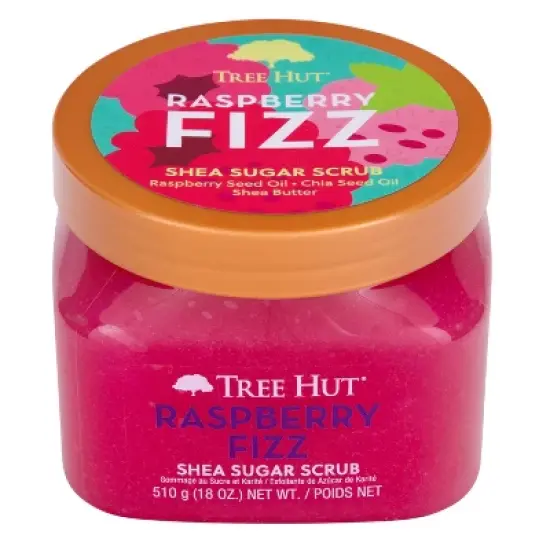 Tree Hut Raspberry Fizz Shea Sugar Scrub - 18oz image {1}