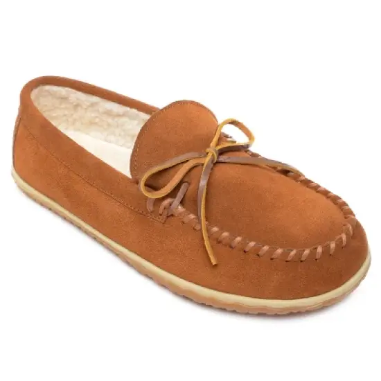 Minnetonka Men's Suede Tomm Moccasin Slippers image {5}