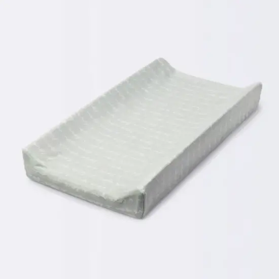 Plush Changing Pad Cover I Love You Script - Cloud Island&trade; Mint image {2}