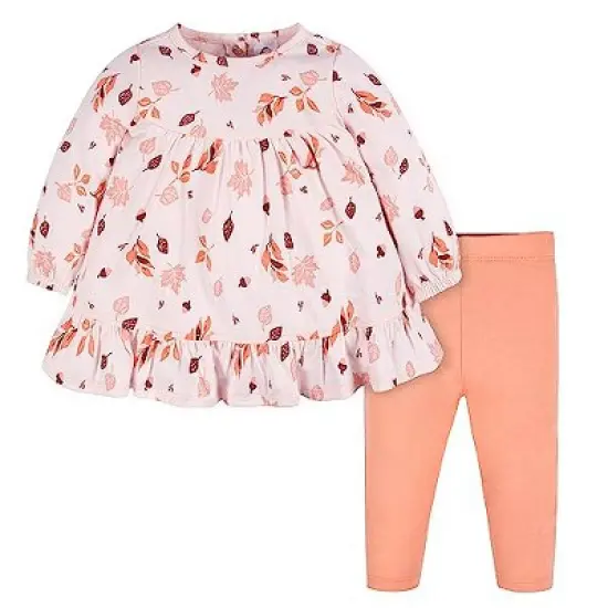Gerber Baby Girls' 2-Piece Dress & Legging Set image {5}