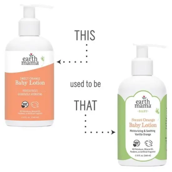 Earth Mama Organics Sweet Orange Baby Lotion - 8 fl oz image {6}