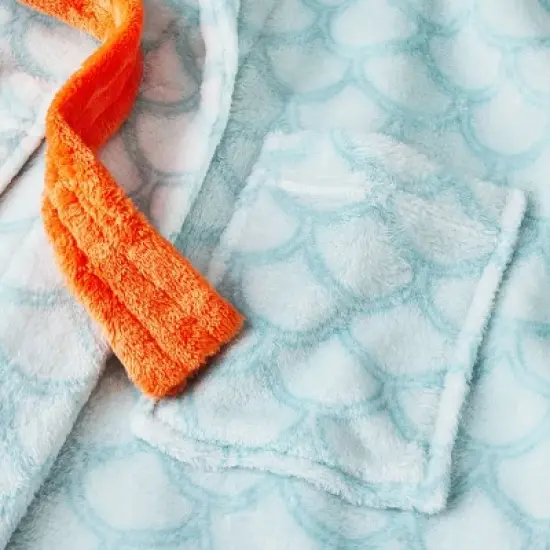 Toddler Boys' Dragon Robe - Cat & Jack&trade; Blue image {3}