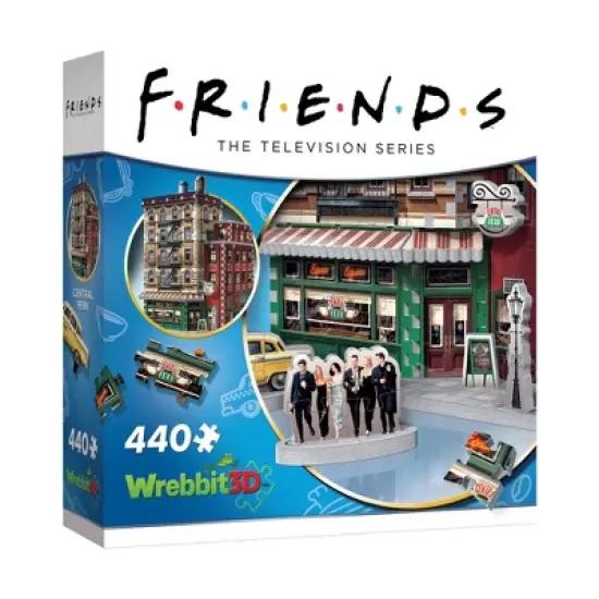 Friends Central Perk 3D Puzzle 440pc: Wrebbit Foam Pop Culture 440 Pieces image {11}