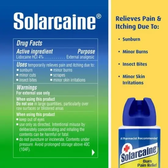 Solarcaine First Aid Spray - 4oz image {1}